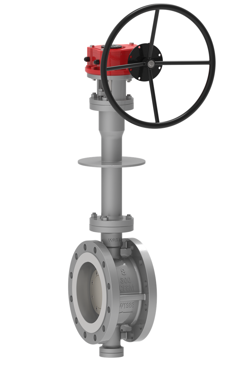 Cryogenic Flange Triple Eccentric Butterfly valve