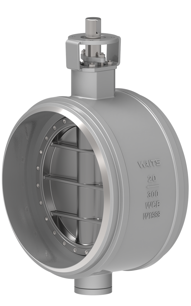 Welded Triple Eccentric Butterfly Valve with Bracket‌